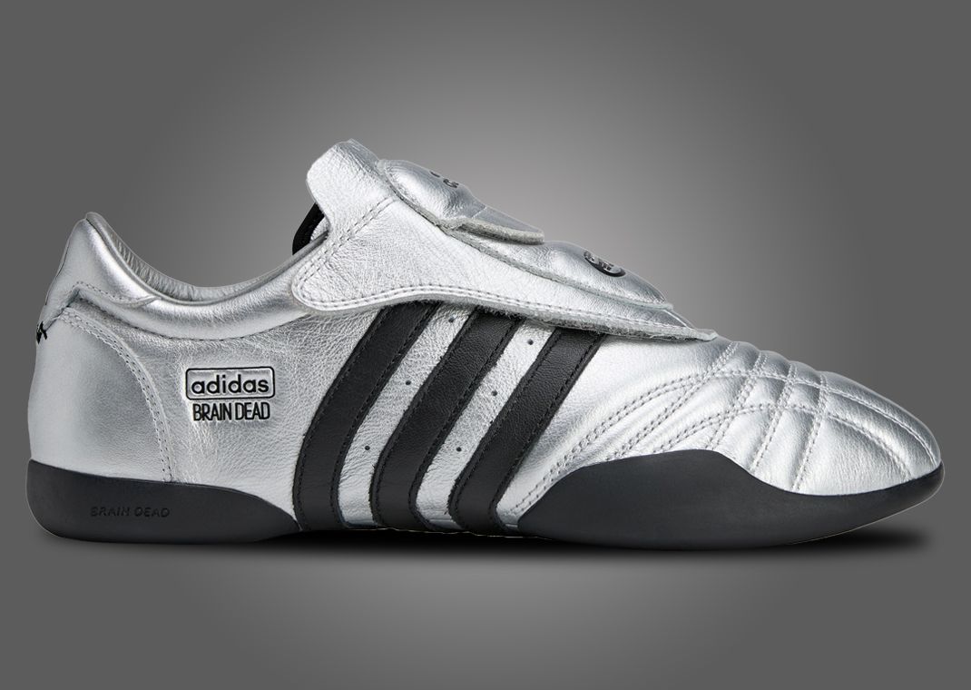 Brain Dead x adidas Taekwondo Metallic Silver - Lateral