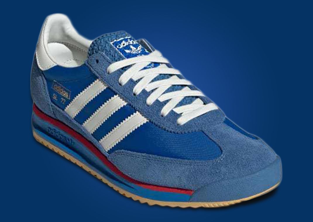 adidas SL 72 Blue Core White Angle