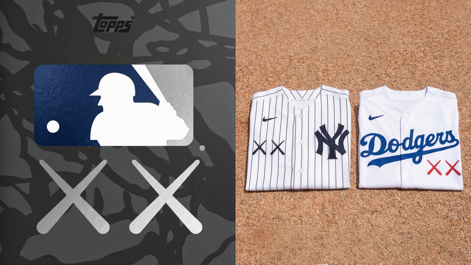 KAWS and Major League Baseball are Dropping Collab Apparel and Topps Trading Cards