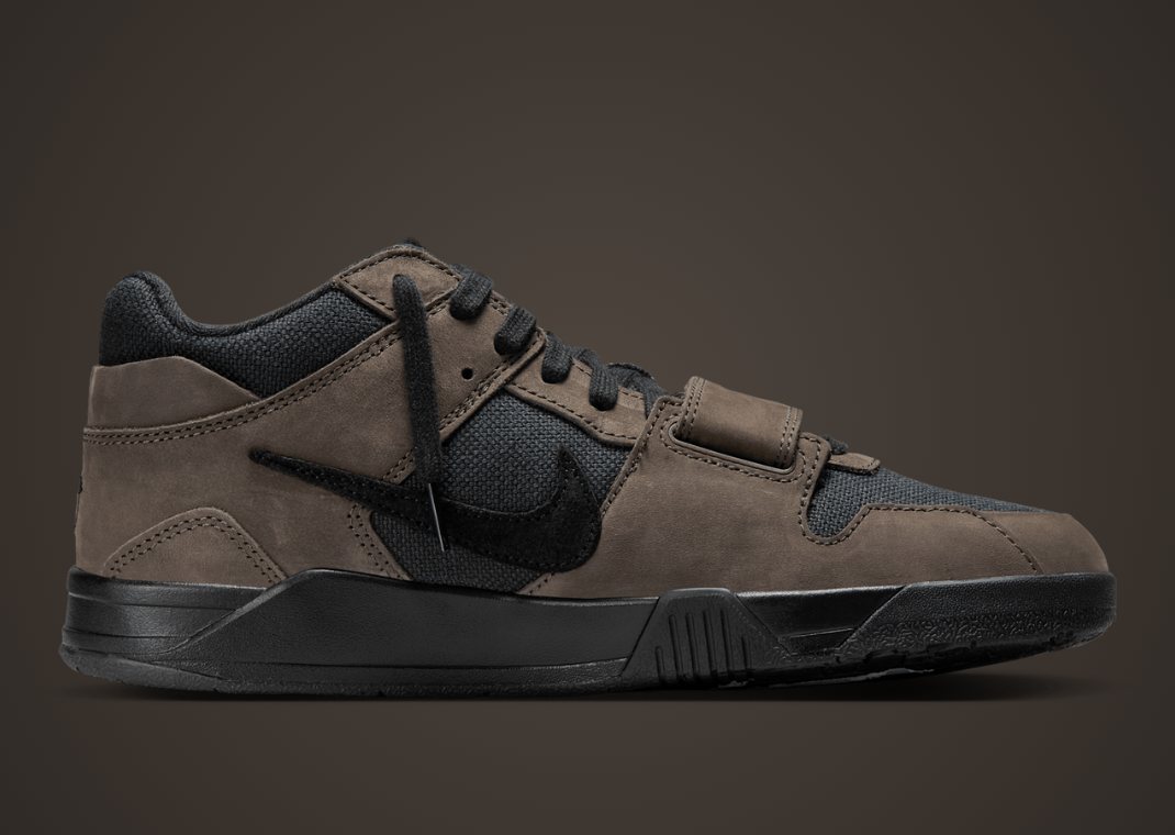 Travis Scott x Jordan Jumpman Jack Dark Mocha Black Medial