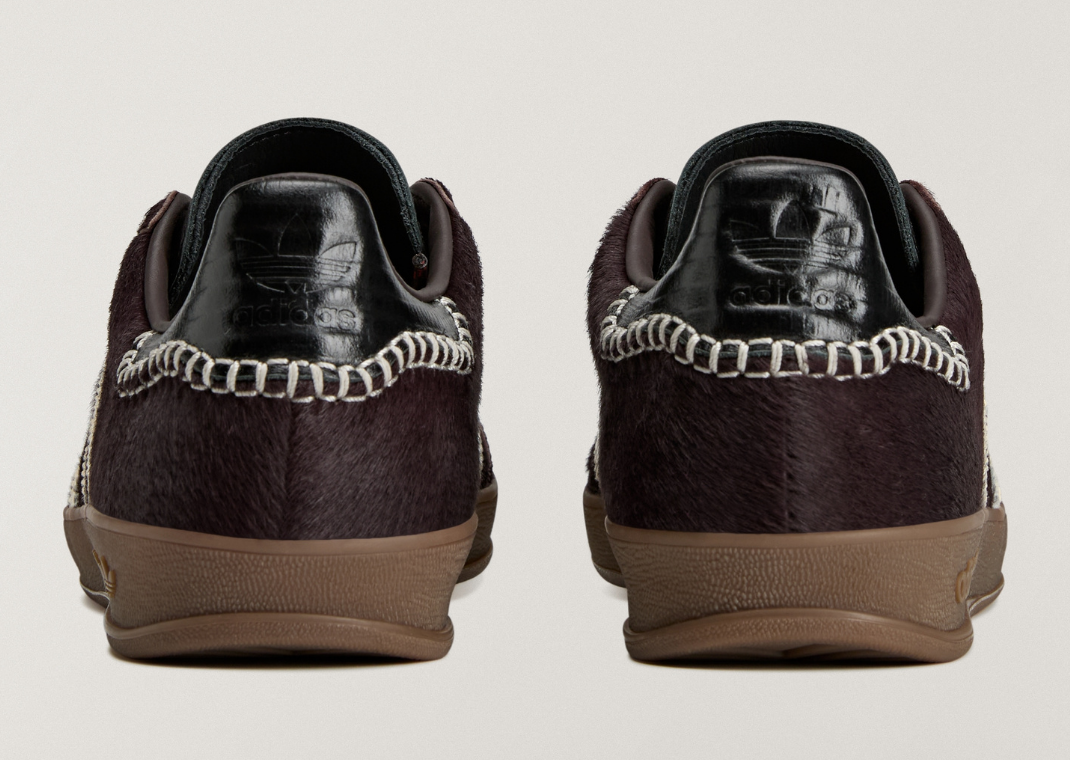 Wales Bonner x adidas Gazelle Indoor Pony Hair - Back