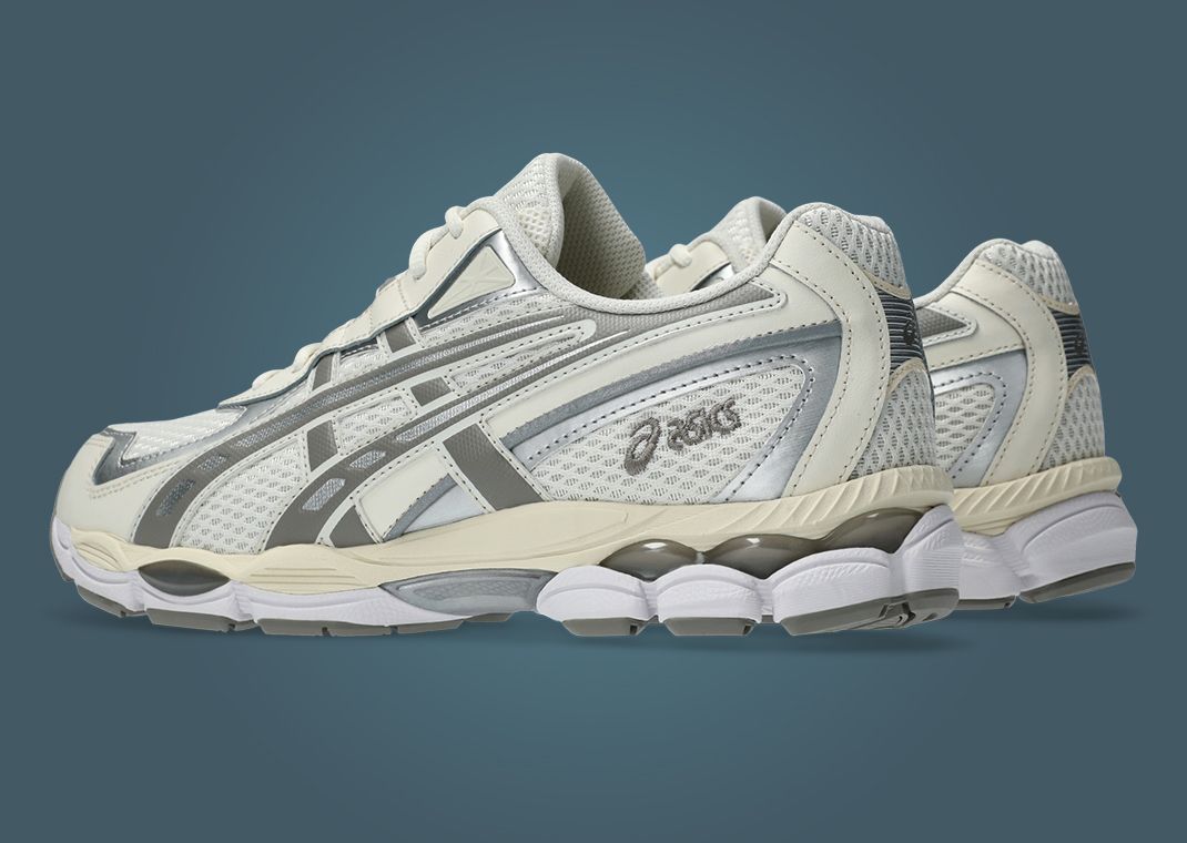 Asics Gel-NYC 2055 Cream Steel Heel Angle