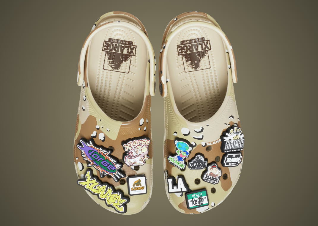 XLARGE × crocs Classic crog サンダル カモフラージュ