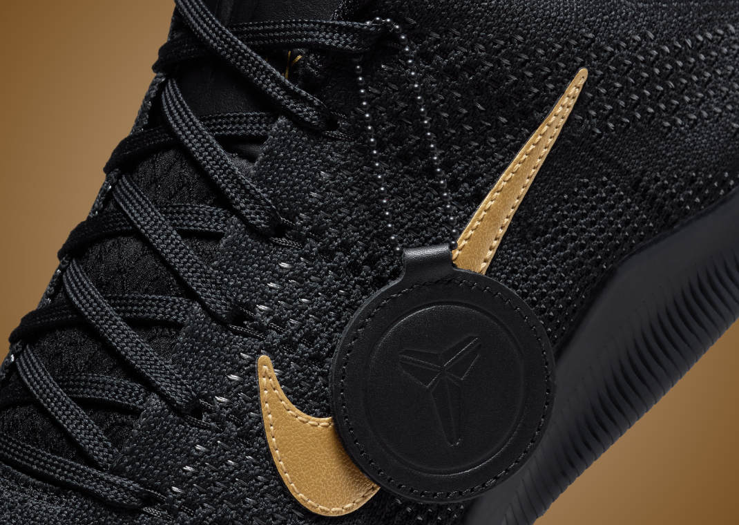 Nike Kobe 11 Elite Protro Fade to Black sheath logo tag