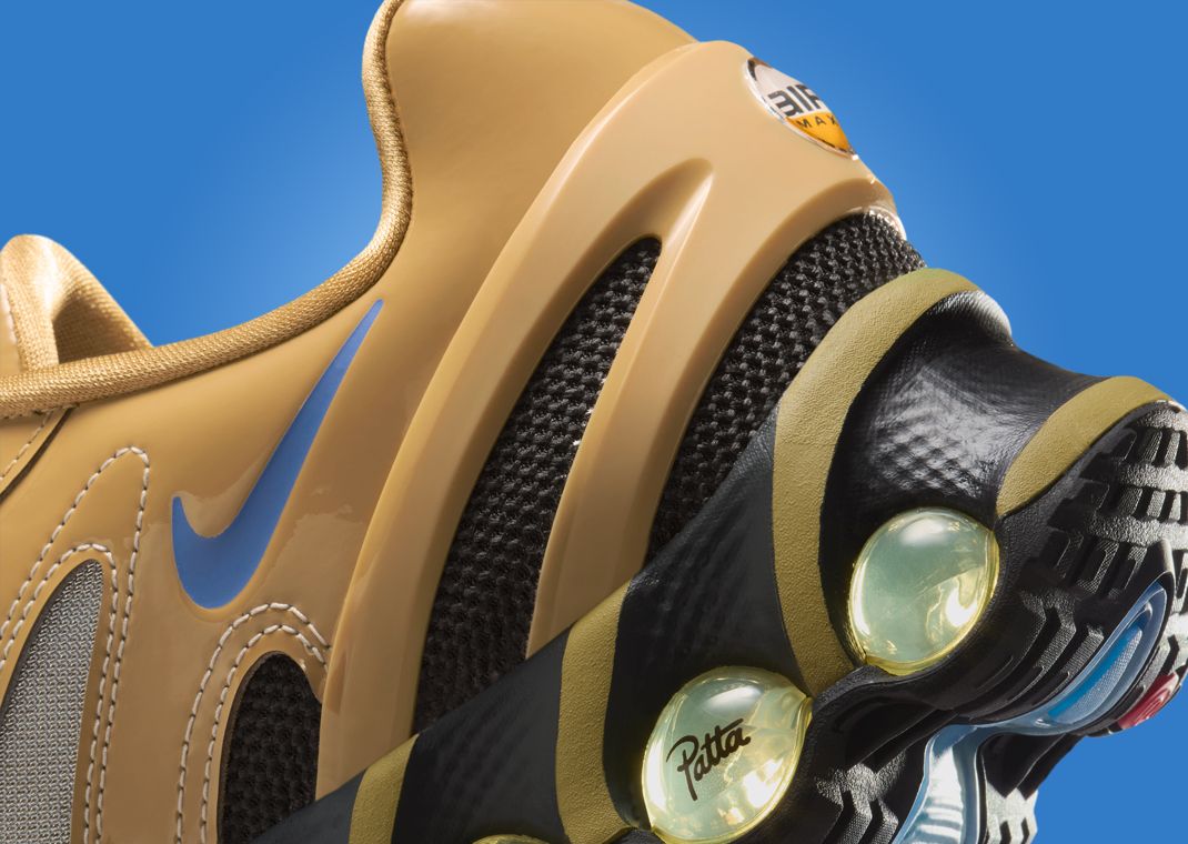 Patta x Nike Air Max DN8 Club Gold - Heel Detail