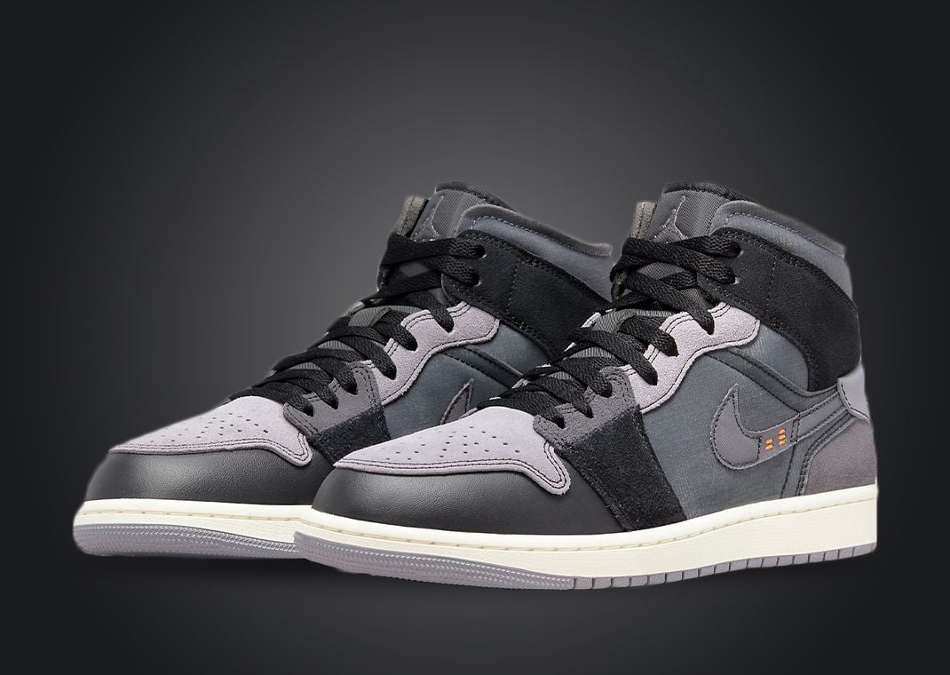 Air Jordan 1 Mid SE Craft Inside Out Black