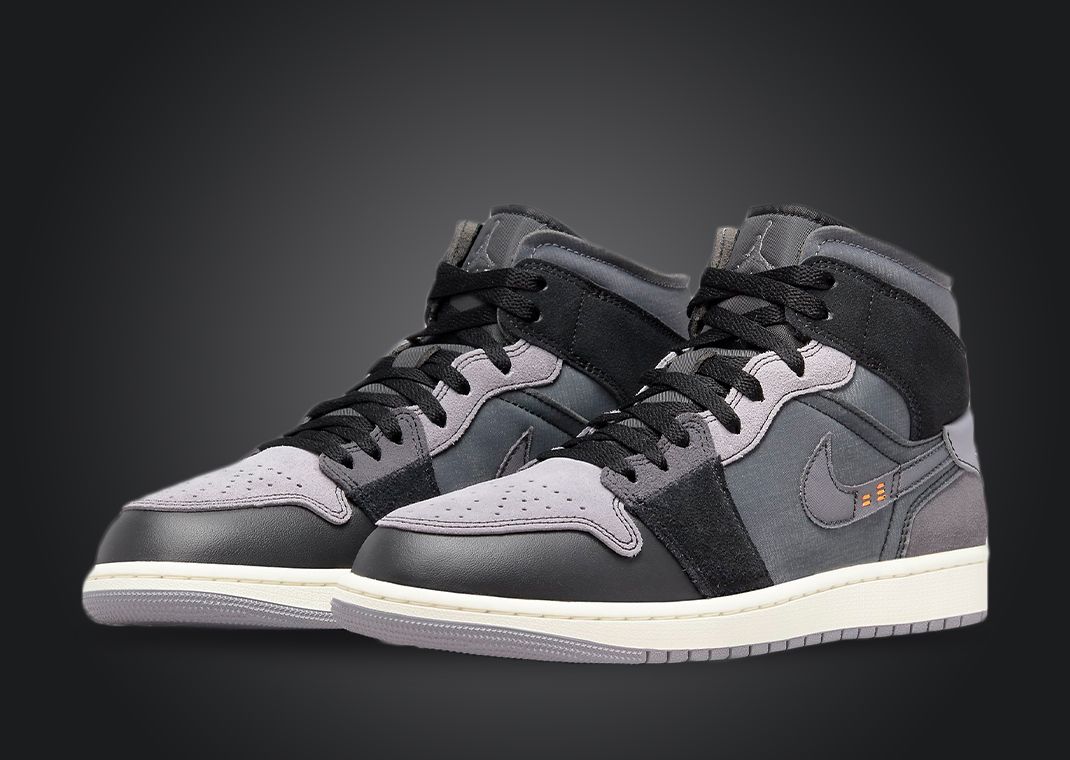 Air Jordan 1 Mid SE Craft Inside Out Black