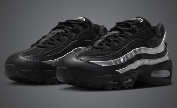 Nike Air Max 95 Big Bubble Black Metallic Silver (W)
