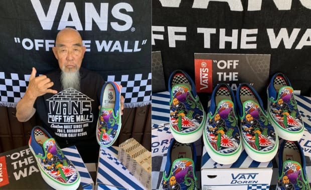 Vans Pays Tribute to Martial Arts Legend Gerald Okamura with Cartoon Slip-On