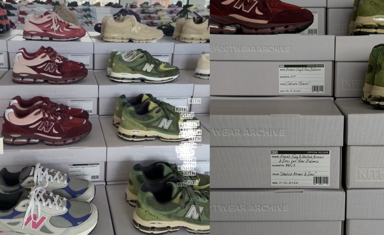 Kith x United Arrows & Sons x New Balance 990v3