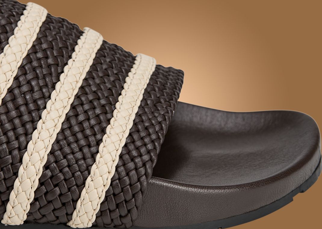 Wales Bonner x adidas Adilette Dark Brown Toe