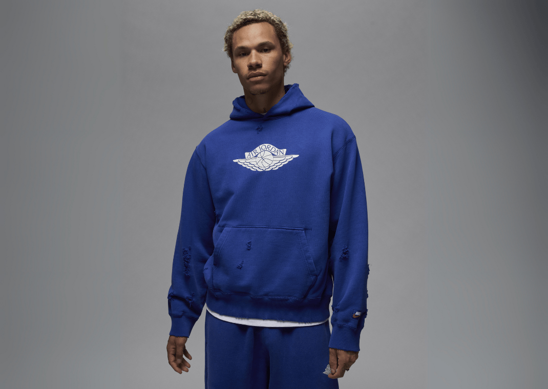 Jordan Rare Air Men's Fleece Pullover Hoodie Deep Royal