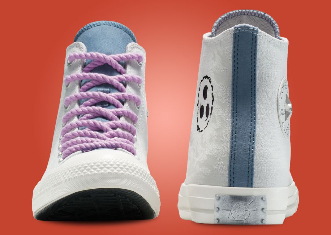 Naruto x Converse Chuck Taylor Sasuke Toe and Heel