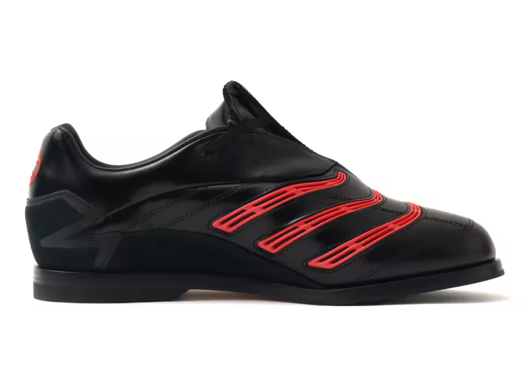 adidas Predator Bowling Shoe Black Red - Medial