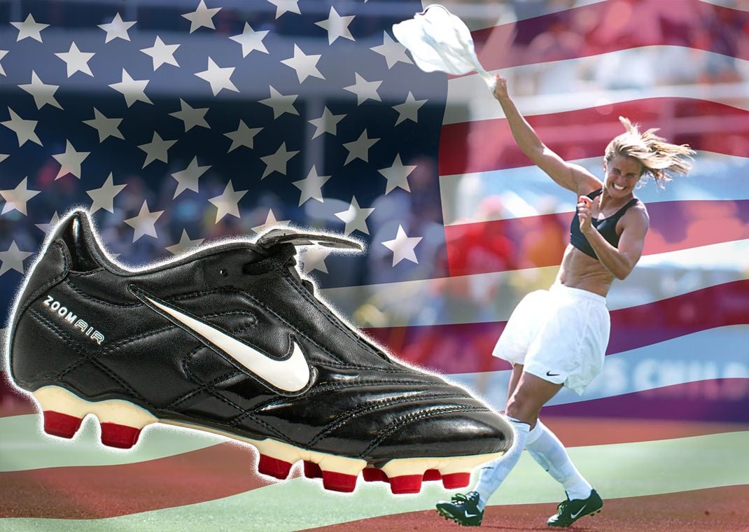 Brandi Chastain in the Nike Air Zoom M9