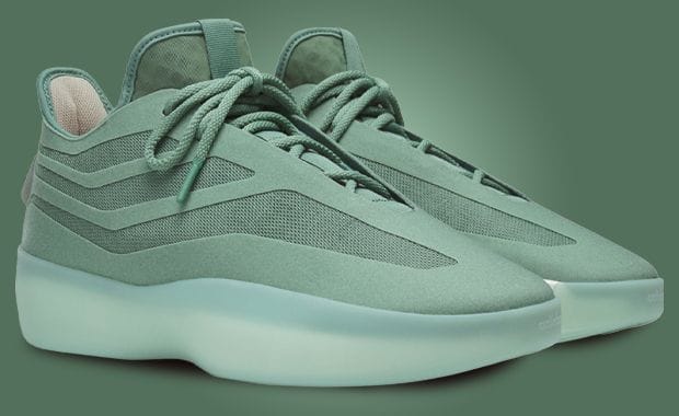 Behold the adidas Fear of God Athletics Basketball II in Court Green