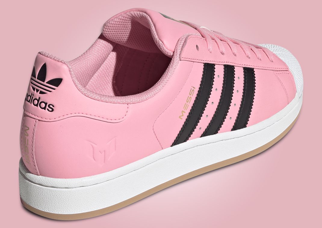 Lionel Messi x adidas Superstar Inter Miami CF Heel Angle