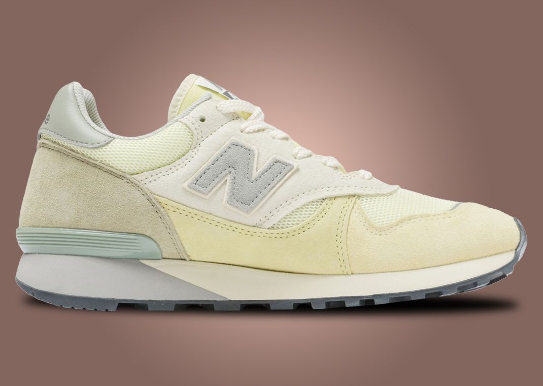 AURALEE x New Balance 475 Light Volt Medial