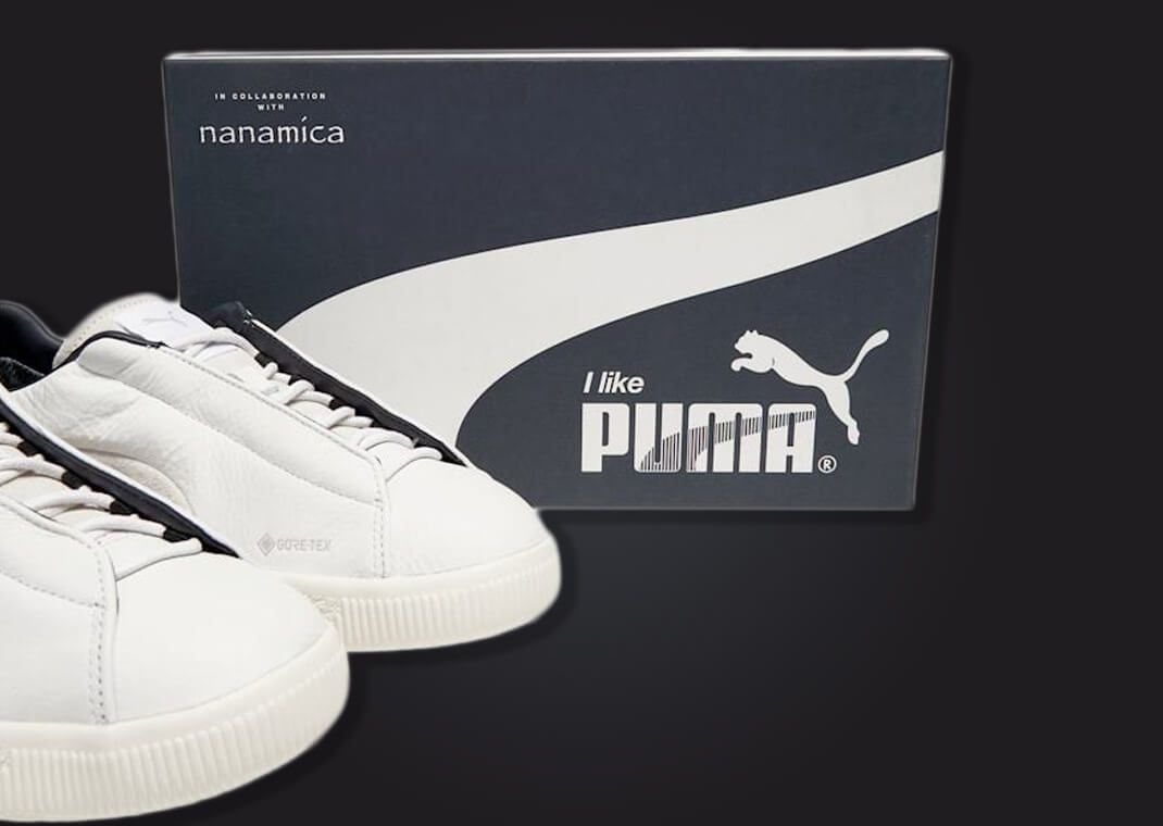 The nanamica x Puma Clyde Gore-Tex Pack Releases August 12