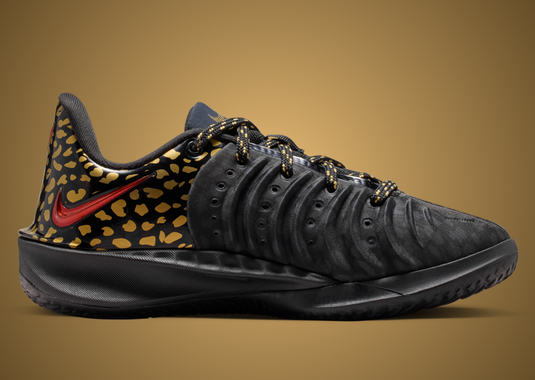 Victor Wembanyama x Nike GT Cut 4 Gold Panther PE - Medial