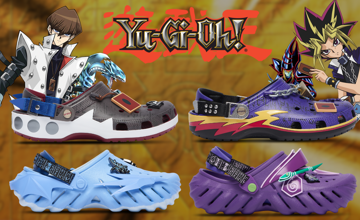 The Latest Crocs Collection Teams Up with Yu-Gi-Oh! for a Four-Pack of Character Clogs