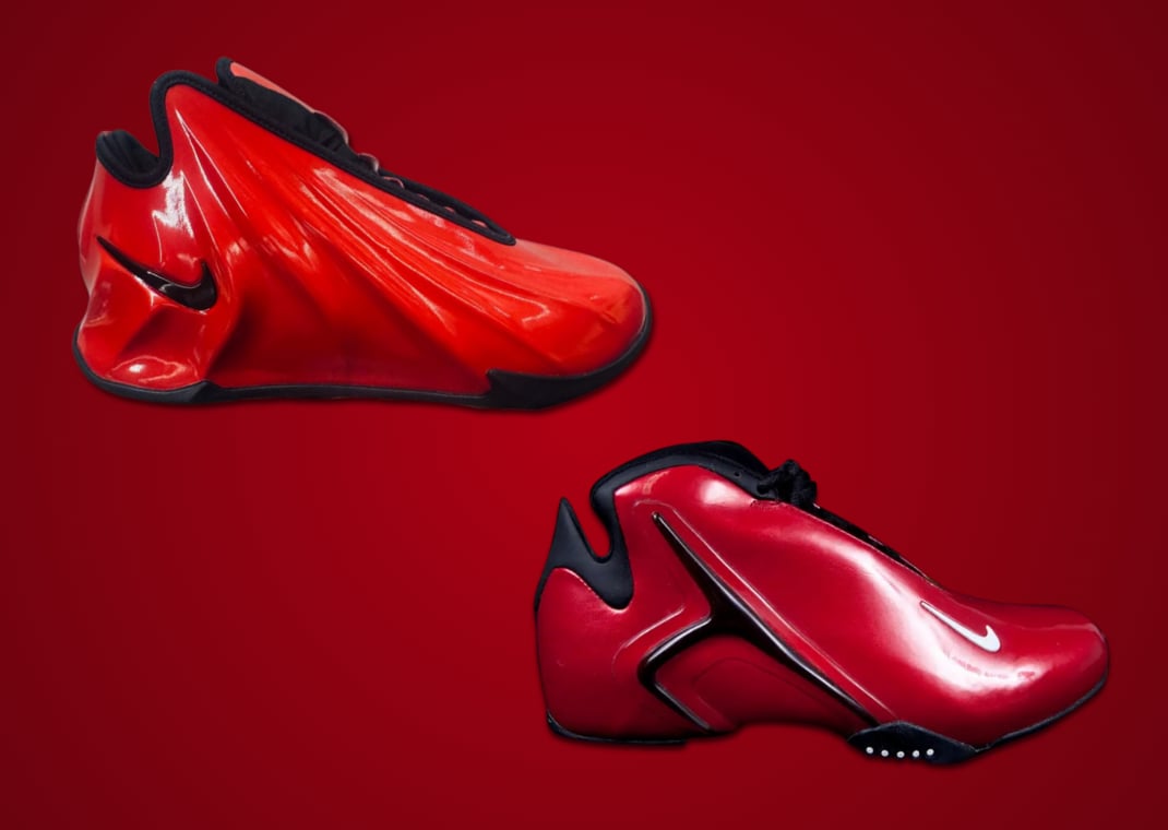 Nike GT Future Varsity Red (top) vs. Nike Hyperfliht Varsity Red