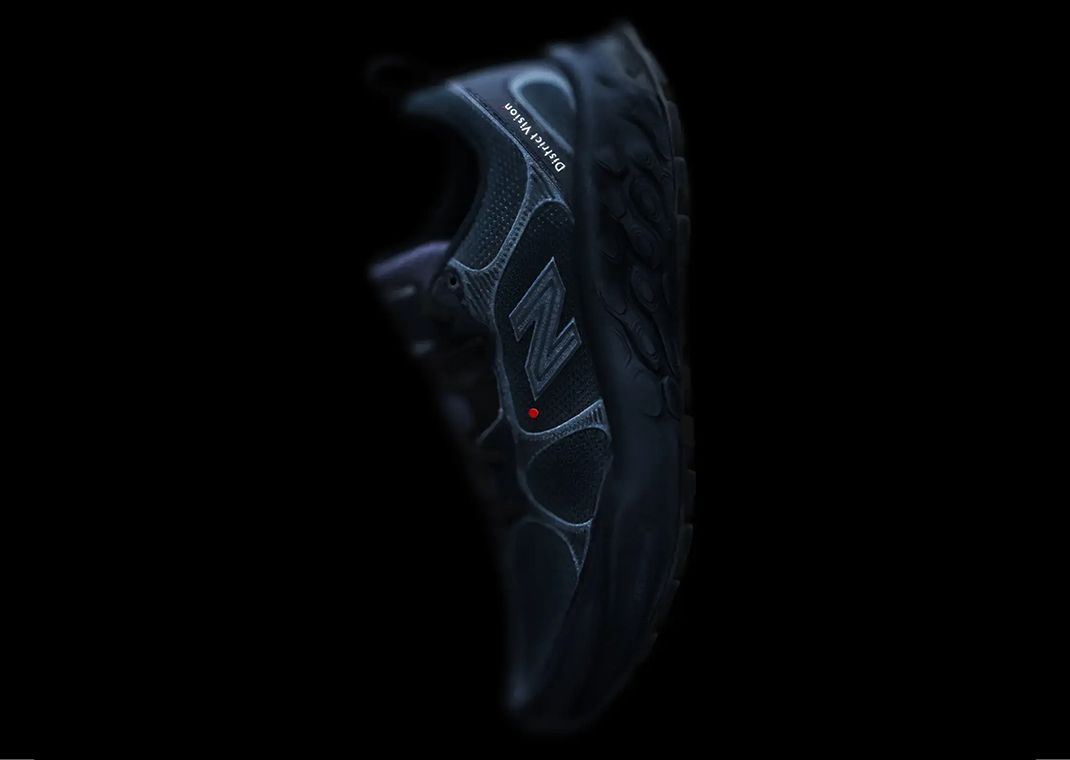 District Vision x New Balance Hierro v8 Trail Black Lateral
