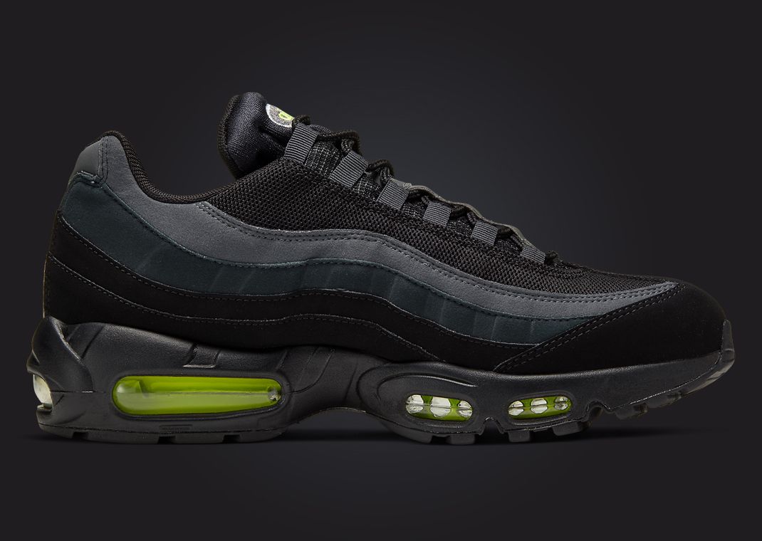 Nike Air Max 95 Retro Logo Black Volt Medial