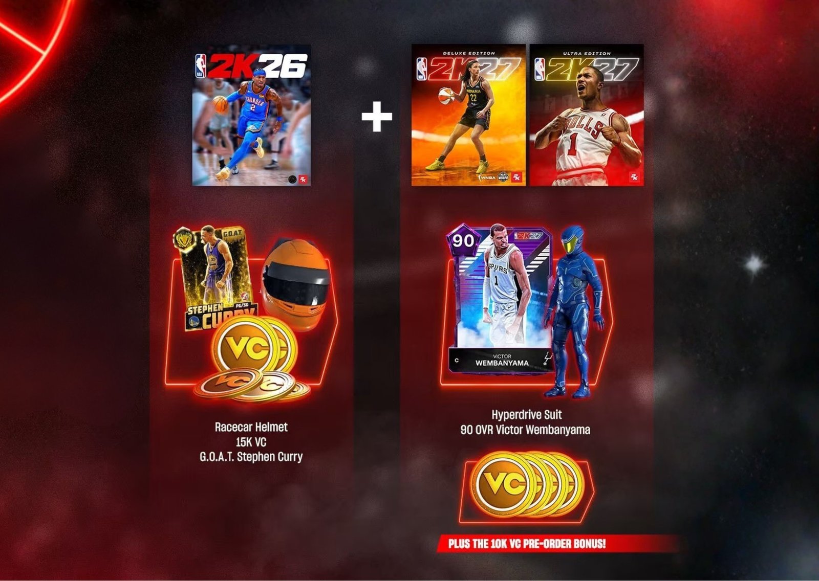 NBA 2K27 Pre-Order Bonuses
