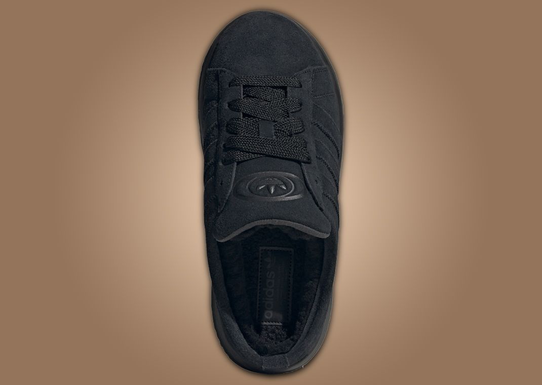 adidas Campus 00s Winter Low Triple Black (W) - Top