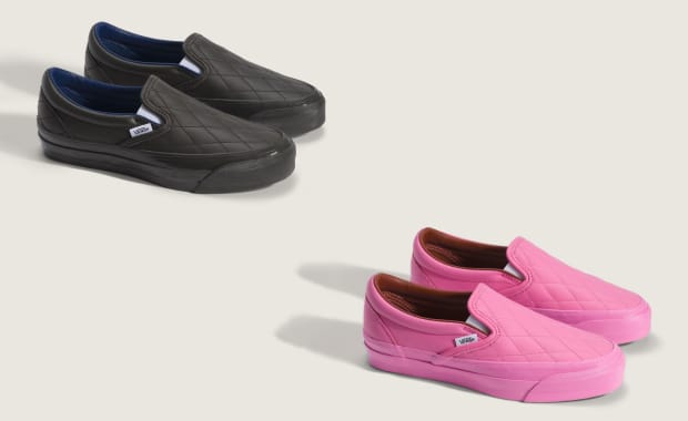 This Quilted Pack of Luxurious Vans Slip-Ons Were Inspired by Don C and Chanel