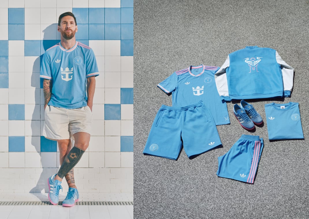 Lionel Messi wearing the new Inter Miami CF Third Kit