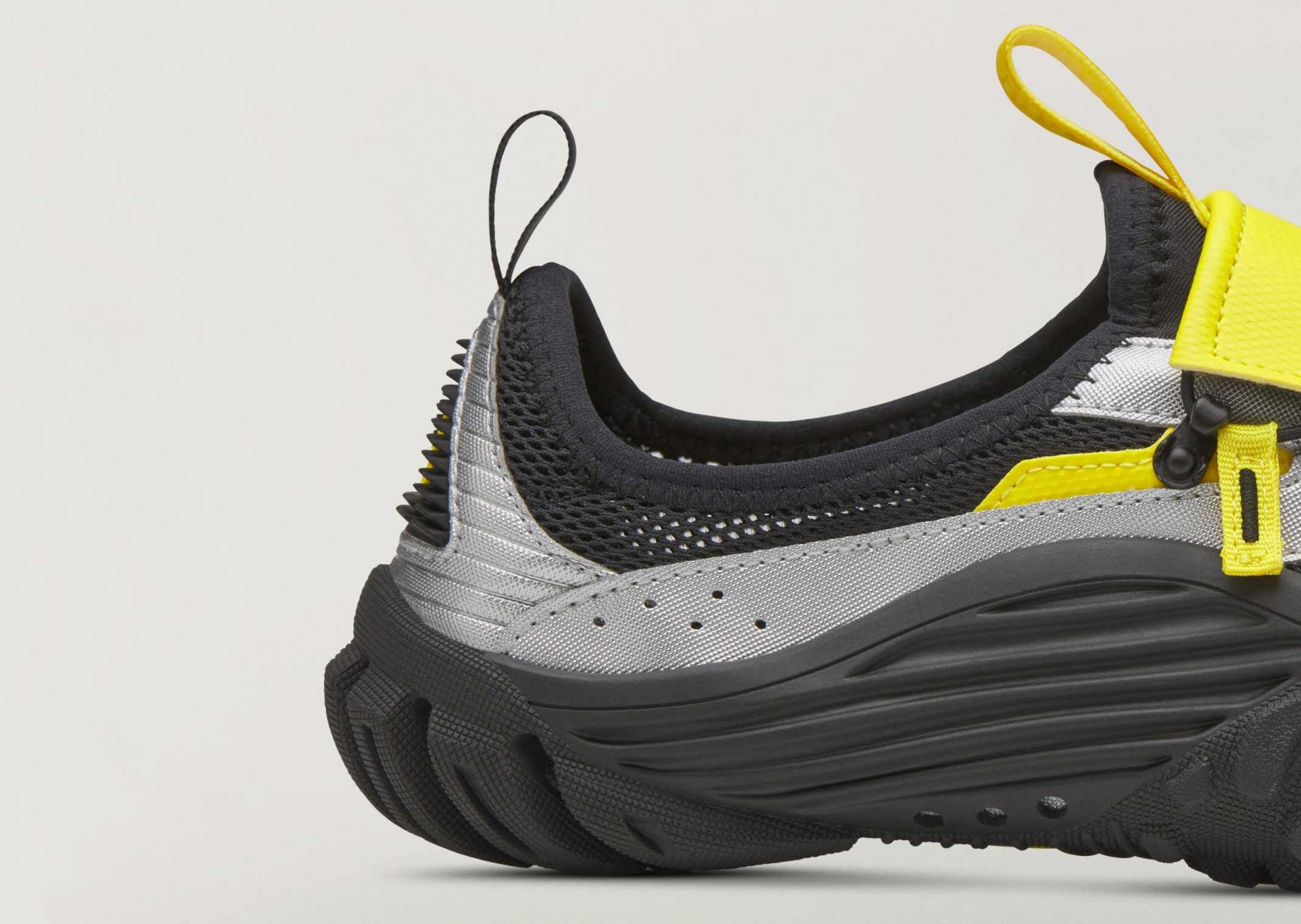Pharrell Williams x adidas VIRGINIA Watermoc Yellow - Heel Detail