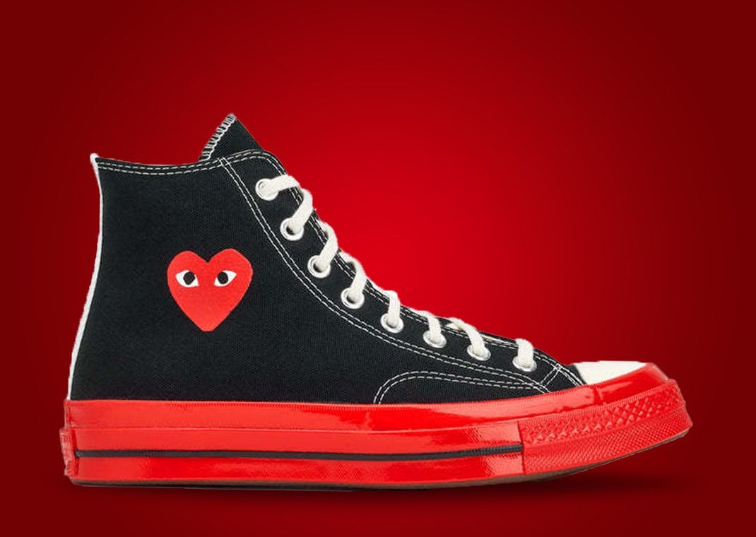 CDG Play x Converse Chuck 70 High Black