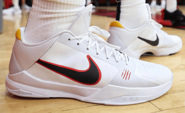 Bobby Portis Sports a Nike Kobe 5 Protro USA Bruce Lee PE at Team USA Practice