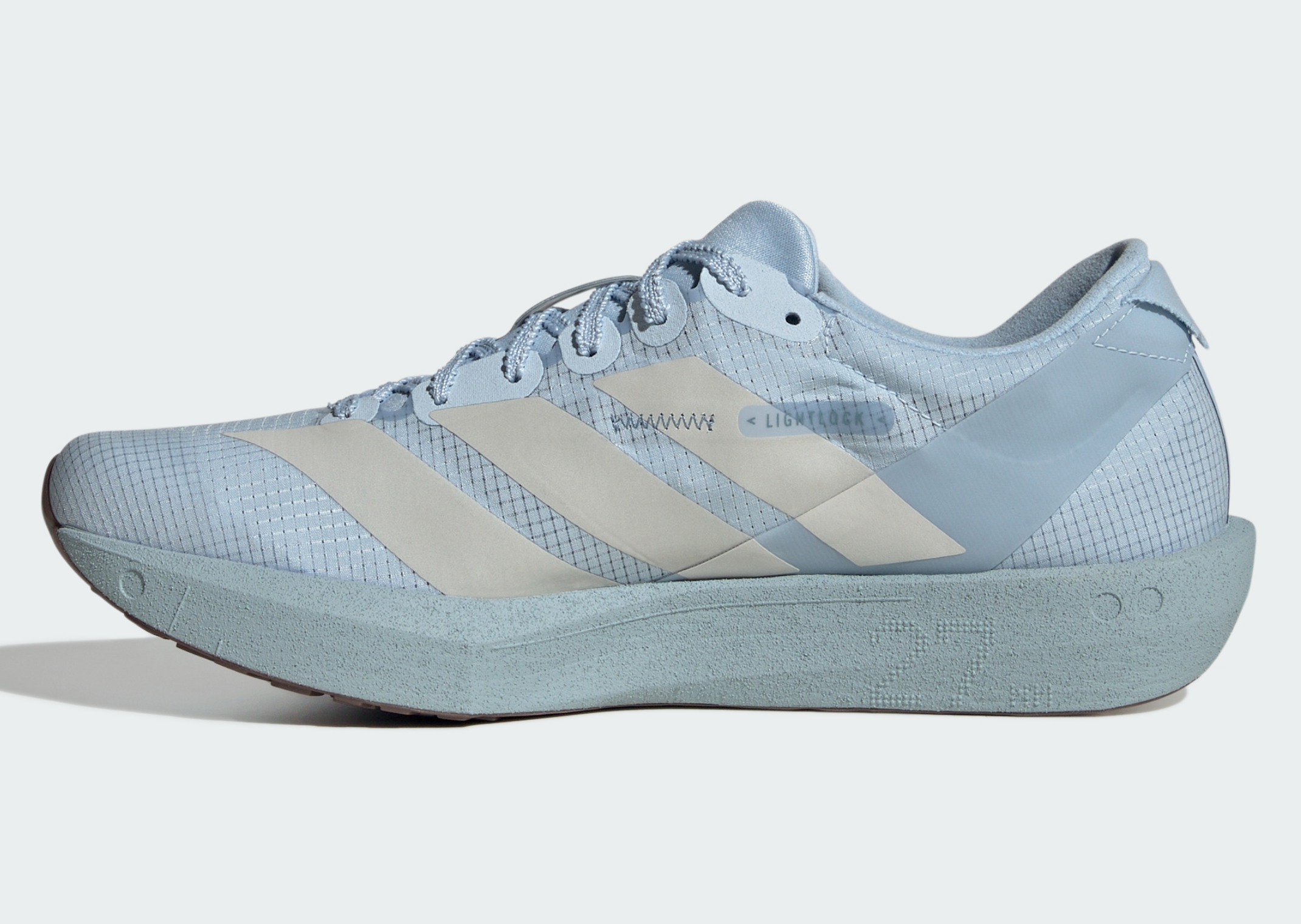 Satisfy x adidas Adizero Adios 9 Blue - Medial