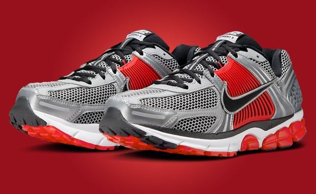 Nike Zoom Vomero 5 Bright Crimson Metallic Silver