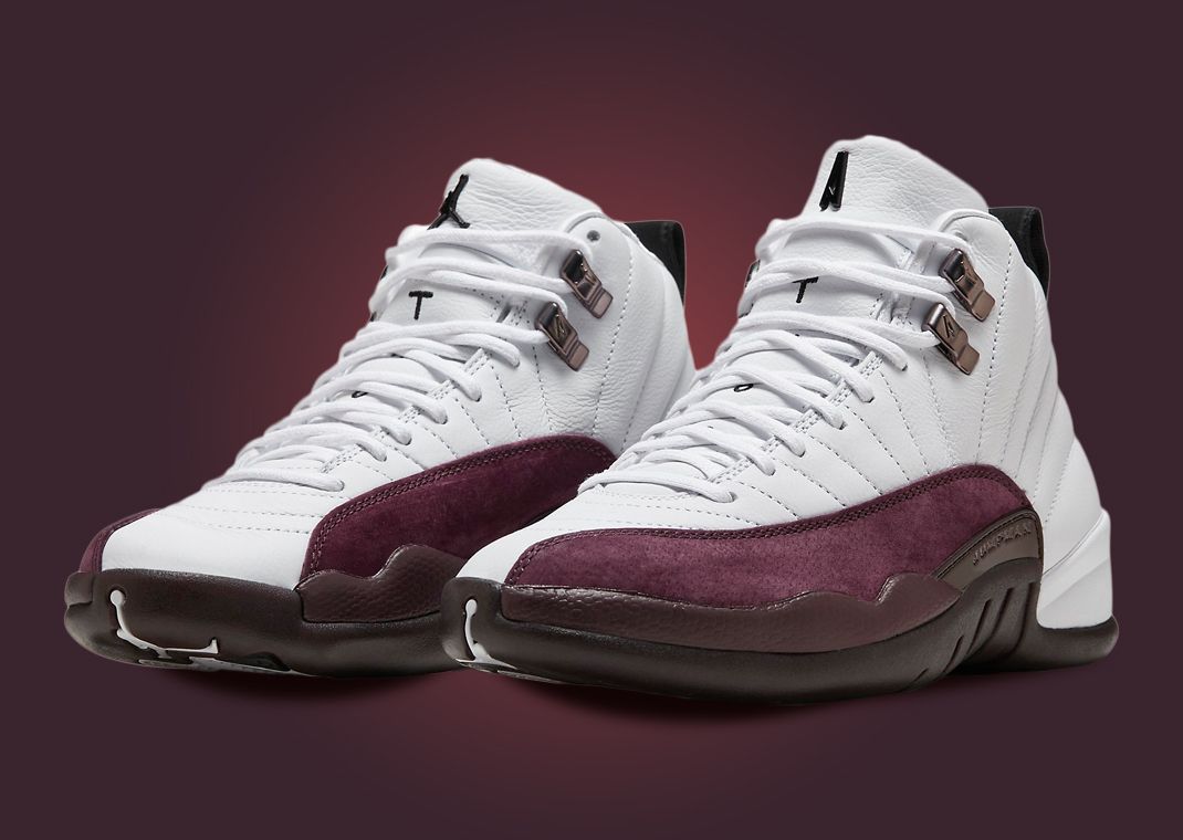 A Ma Maniere x Air Jordan 12 Retro "White Burgundy Crush" (W)