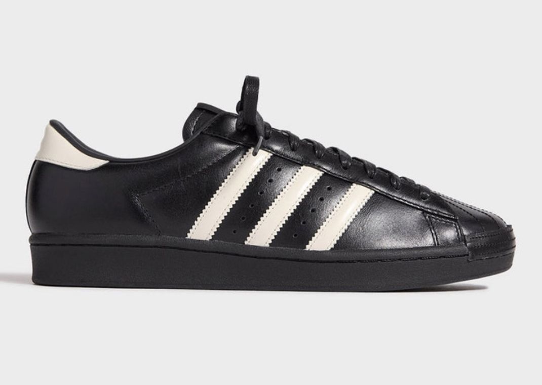 Kith x adidas Superstar Vintage Made in Germany Black Tie Lateral