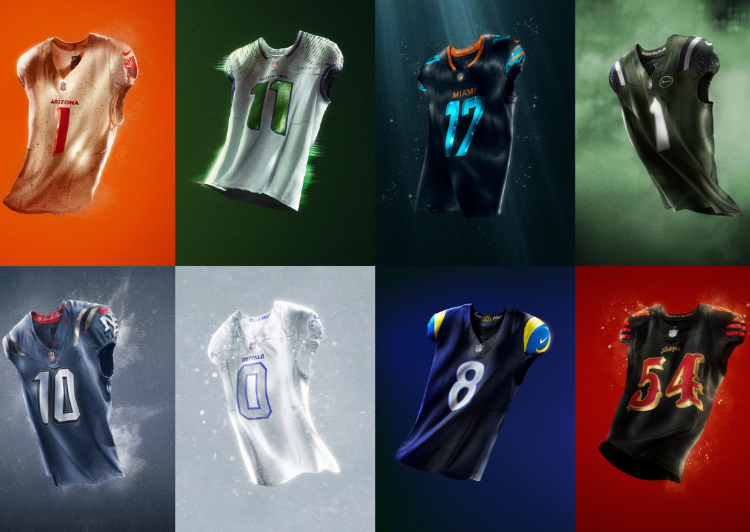 Nike and the NFL Unveil Eight NFL Rivalries Uniforms for 2025