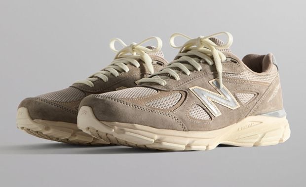 The Kith x New Balance 990v4 Made in USA Moonrock Releases October 2024