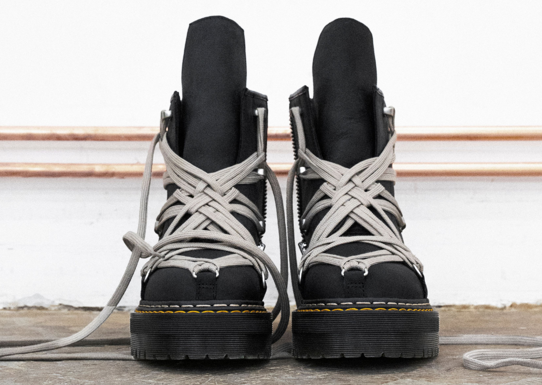 Rick Owens x Dr. Martens 1460 Megalace - Front
