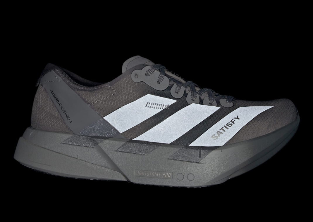 SATSIFY x adidas Adizero Adios Pro 4 Grey 3M