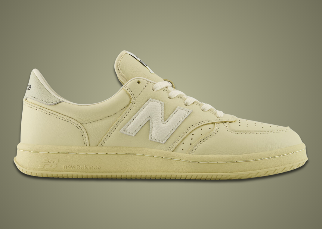 AURALEE x New Balance T500 Vintage Ivory - Lateral