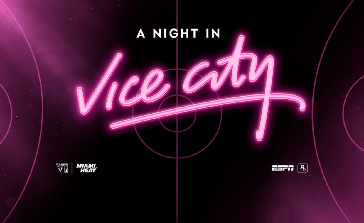 Rockstar Games Adds GTA 6 Hype with Vice City Miami Heat Collab