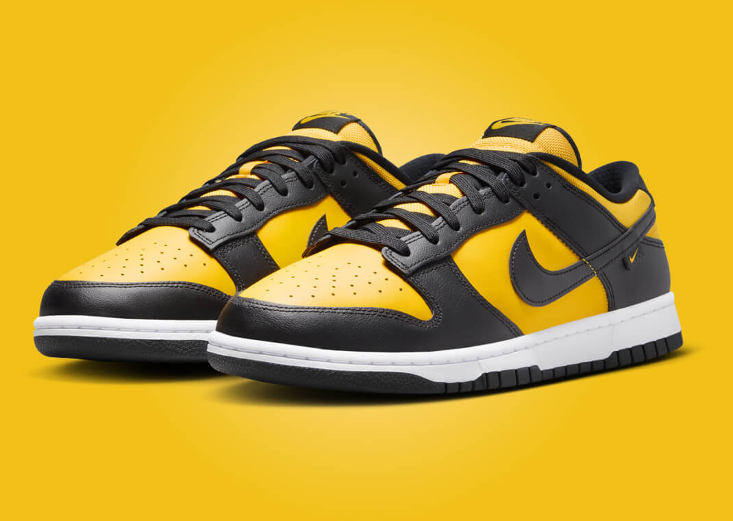 nike sb dunk low university gold