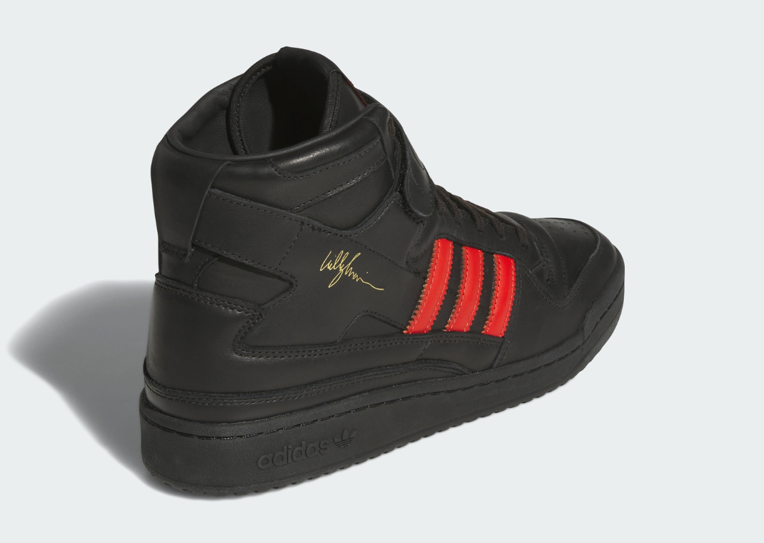 Willy Chavarria x adidas Forum Mid - Heel Angle