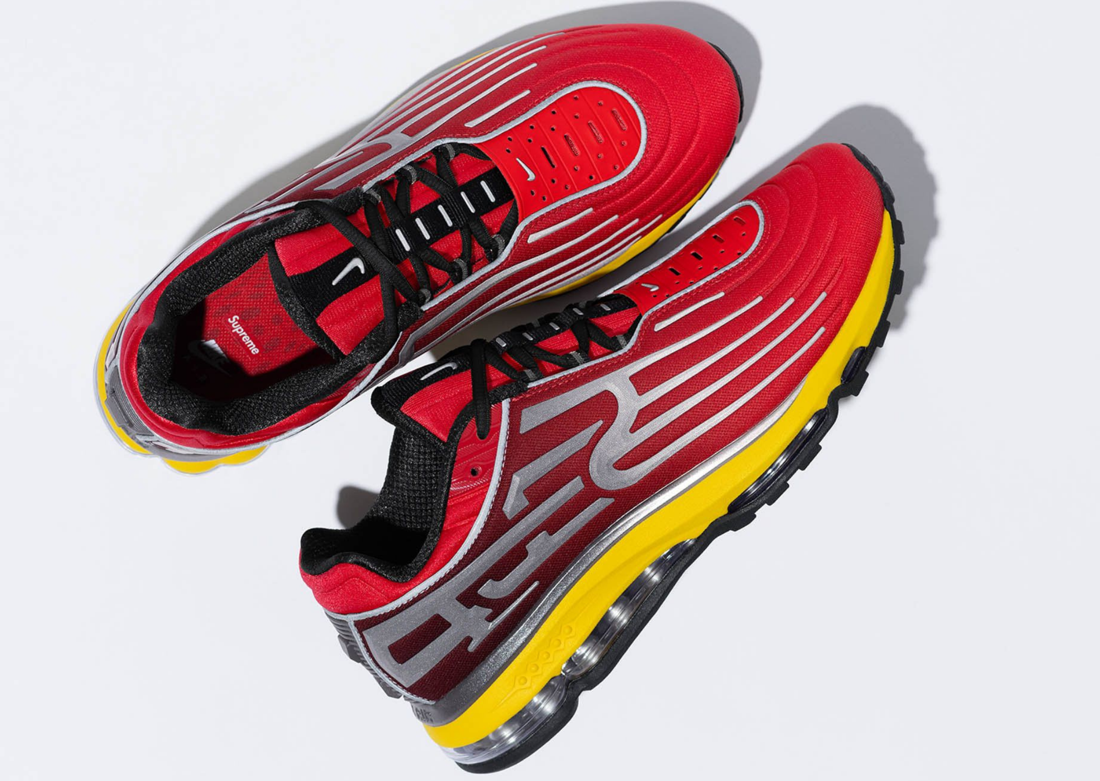 Supreme x Nike Air Max 2001 Air Ecstasy University Red - Angle