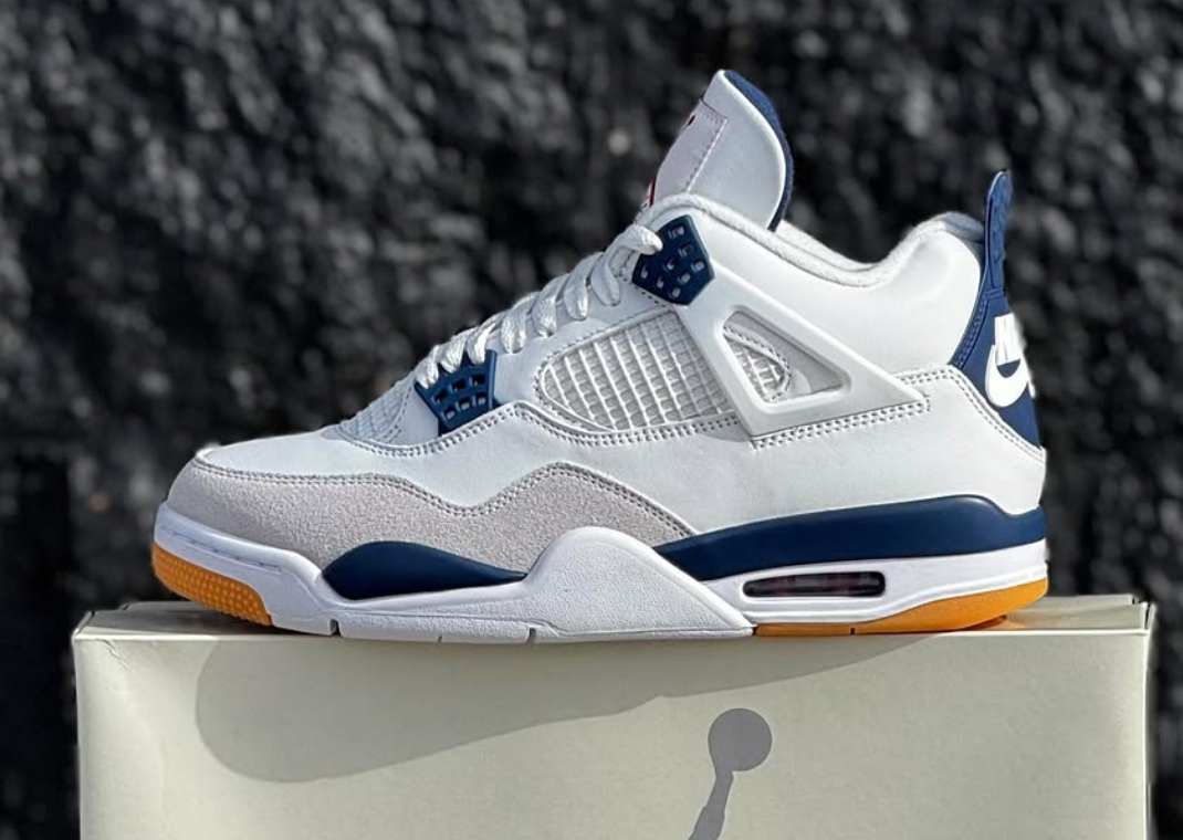 Where to Buy the Nike SB x Air Jordan 4 Summit White Navy