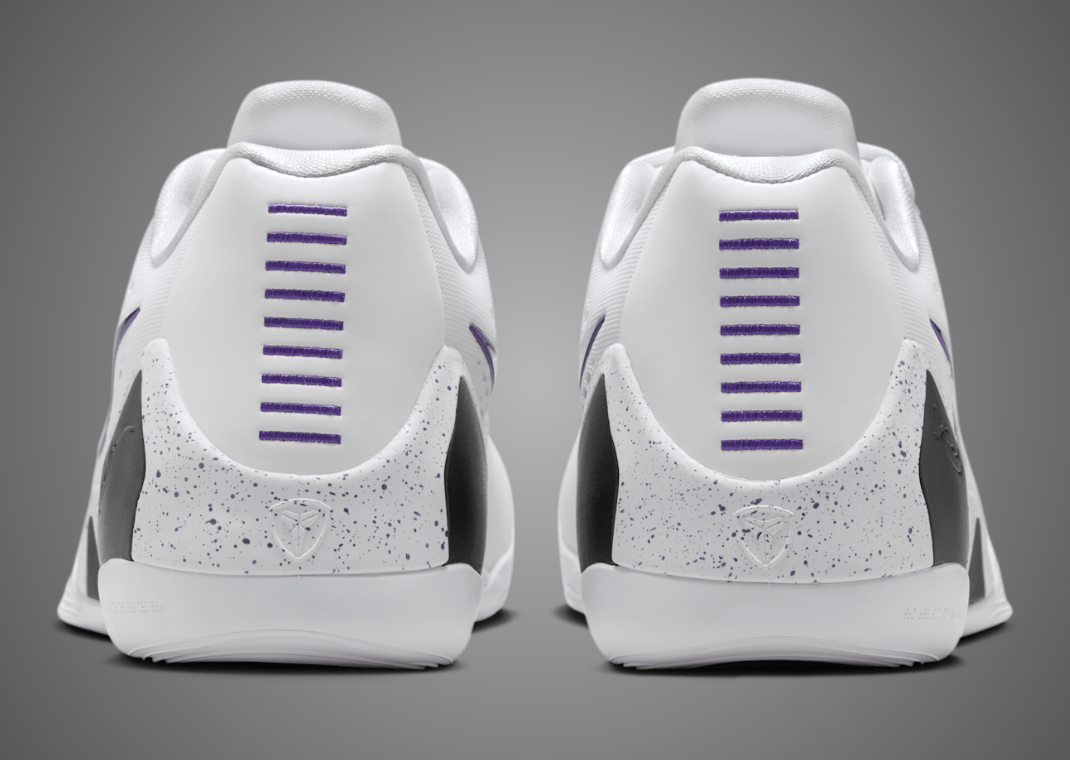 Nike Kobe 9 EM Low Protro Lakers Home Heel